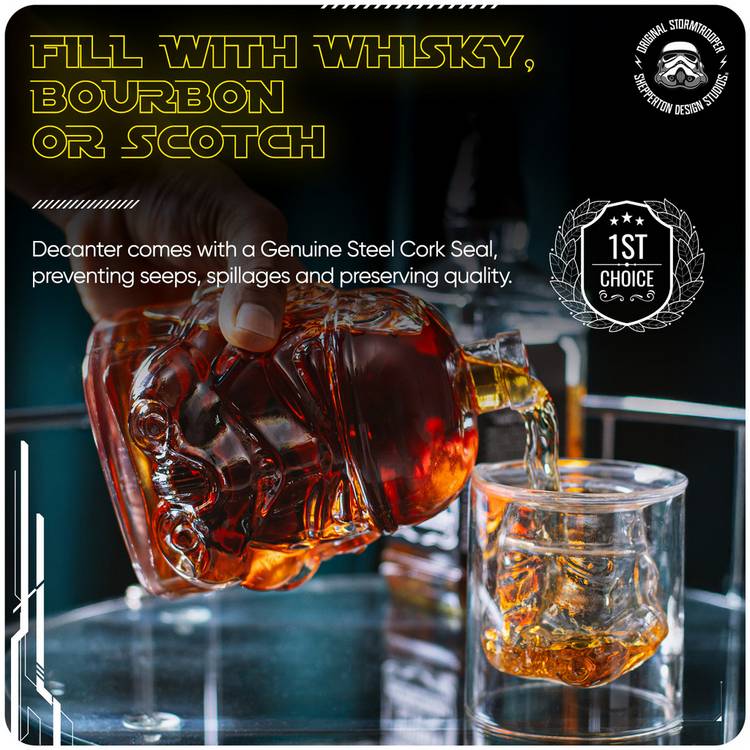 Stormtrooper helmet decanter 750ml (British brand)