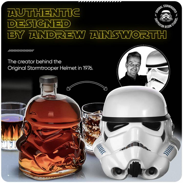 Stormtrooper helmet decanter 750ml (British brand)