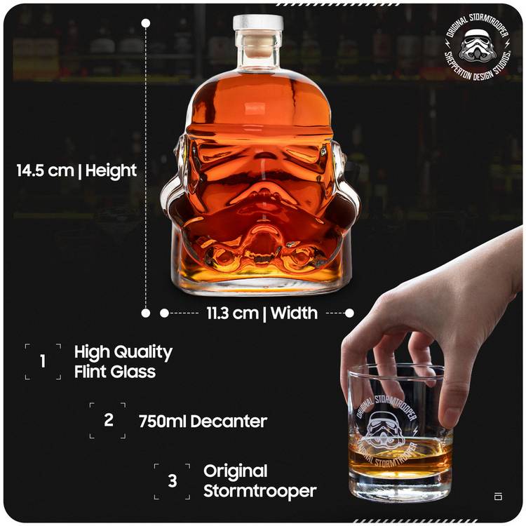 Stormtrooper helmet decanter 750ml (British brand)