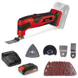 Einhell cordless multi tool 18V with accessories, imported from the UK
