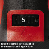 Einhell cordless multi tool 18V with accessories, imported from the UK