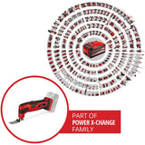 Einhell cordless multi tool 18V with accessories, imported from the UK