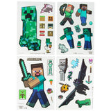 Minecraft electrostatic window decals set 35 pieces - British product