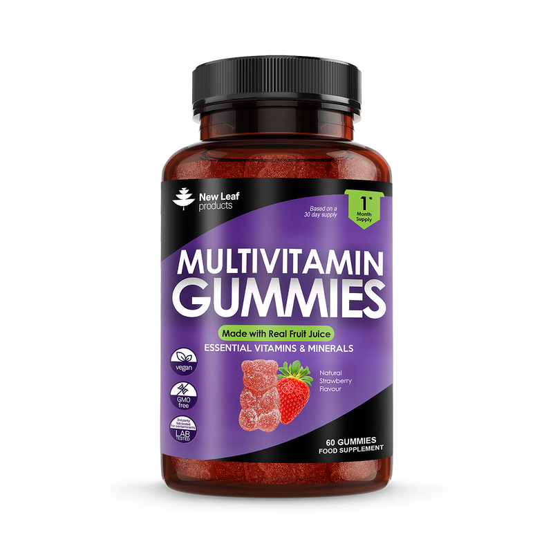 New Leaf Products Essential Multivitamins Minerals Gummies 60 gummies - British product