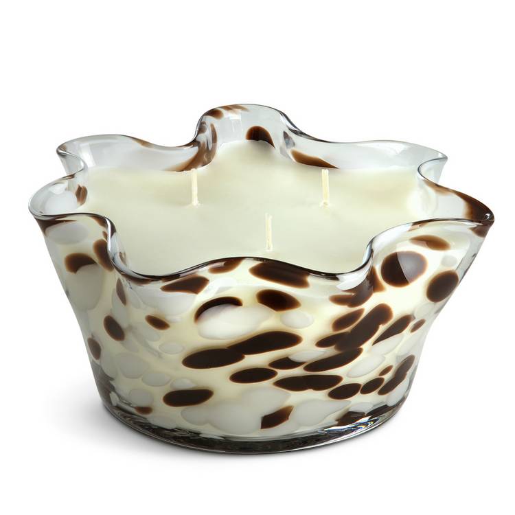 Habitat multiwick candle white suede amber, UK version