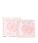 Chilled Rosé Eye Gels with Hyaluronic Acid and Strawberry Extract for Anti-Aging, 5 Pack