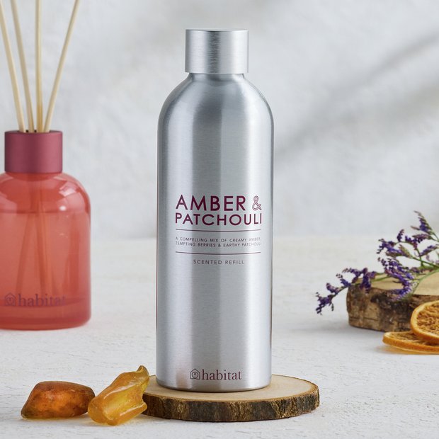 Habitat Patchouli Amber diffuser refill 180ml - British product