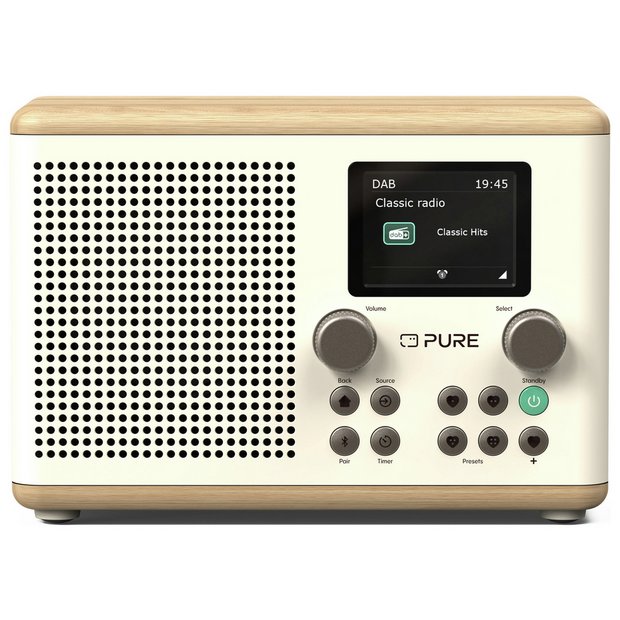 Pure Classic H4 DAB+ radio oak (British brand)