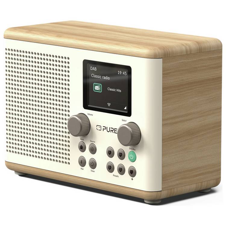 Pure Classic H4 DAB+ radio oak (British brand)