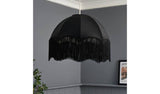 Argos BHS Viena Velvet Fringed Lampshade Black 42cm- Buy online at McGrocer