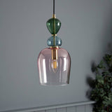 Argos BHS Arezzo Glass Pendant Light - Blush Pink- Buy online at McGrocer