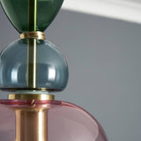BHS Arezzo glass pendant light blush pink, UK version