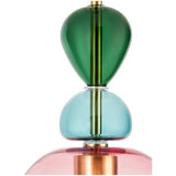 BHS Arezzo glass pendant light blush pink, UK version