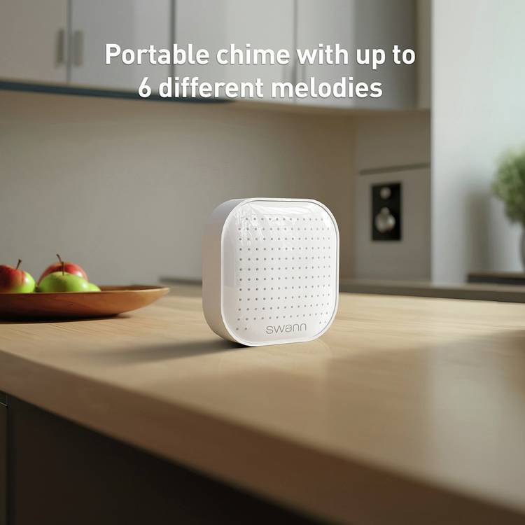 Swann 4K smart video doorbell with chime, UK version