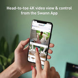 Swann 4K smart video doorbell with chime, UK version