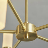 BHS Guarda 10 light semi flush ceiling light brass (British brand)