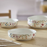 Argos Argos Home 4 Piece Stoneware Pasta Bowls - Cream- Buy online at McGrocer