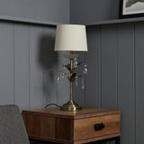 Argos BHS Josefine Leaf Metal Table Lamp Brass- Buy online at McGrocer