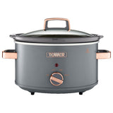 Tower Cavaletto slow cooker Grey 3.5L, UK version