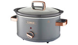 Tower Cavaletto slow cooker Grey 3.5L, UK version