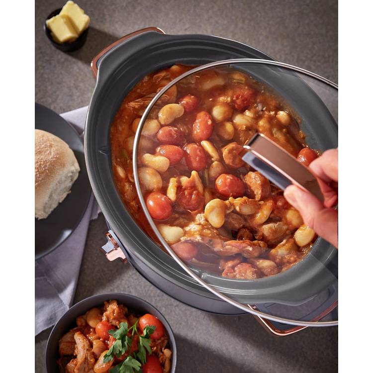 Tower Cavaletto slow cooker Grey 3.5L, UK version