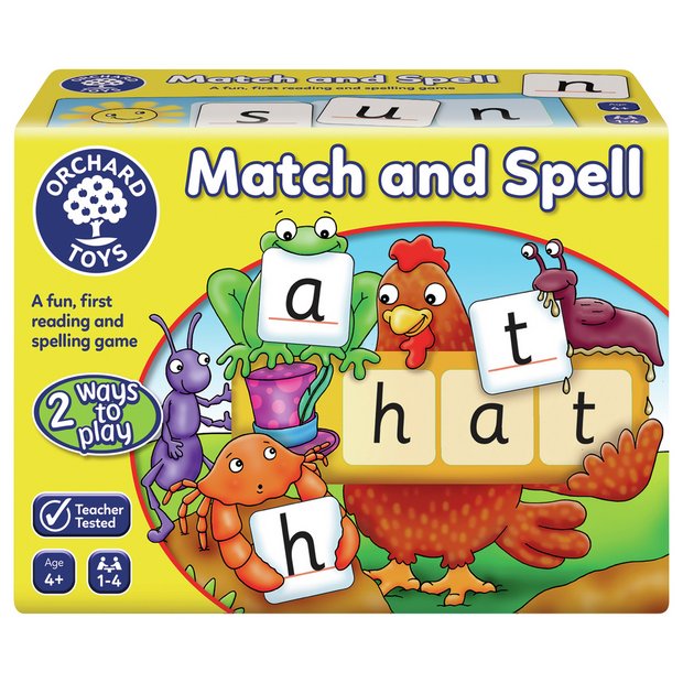 Orchard Toys Match and Spell spelling activity, UK version