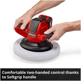 Einhell cordless car polisher 18V, imported from the UK