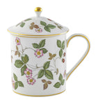 Wedgwood Wild Strawberry mug and cover set (British brand)