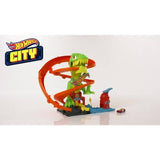 Hot Wheels City T-Rex Blaze Battle Playset fire truck - British product