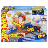 Hot Wheels Super Police Station toy car track set 25.4 cm - British product
