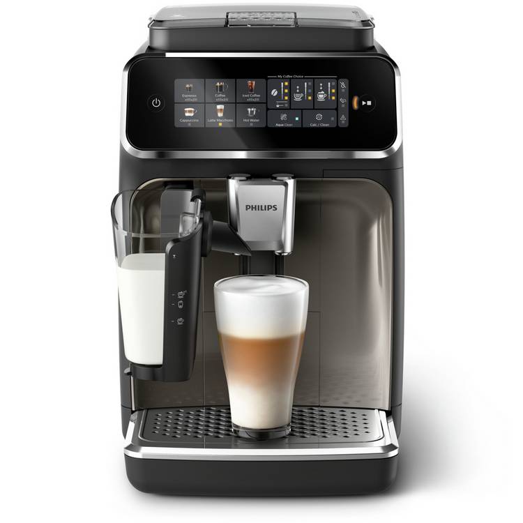 Philips 3300 LatteGo bean to cup coffee machine black (British brand)
