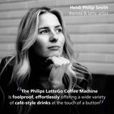 Philips 3300 LatteGo bean to cup coffee machine black (British brand)