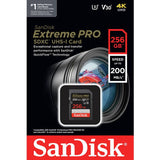 SanDisk Extreme SDXC memory card 256GB, imported from the UK