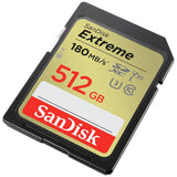 SanDisk Extreme SDXC memory card 512GB (British brand)