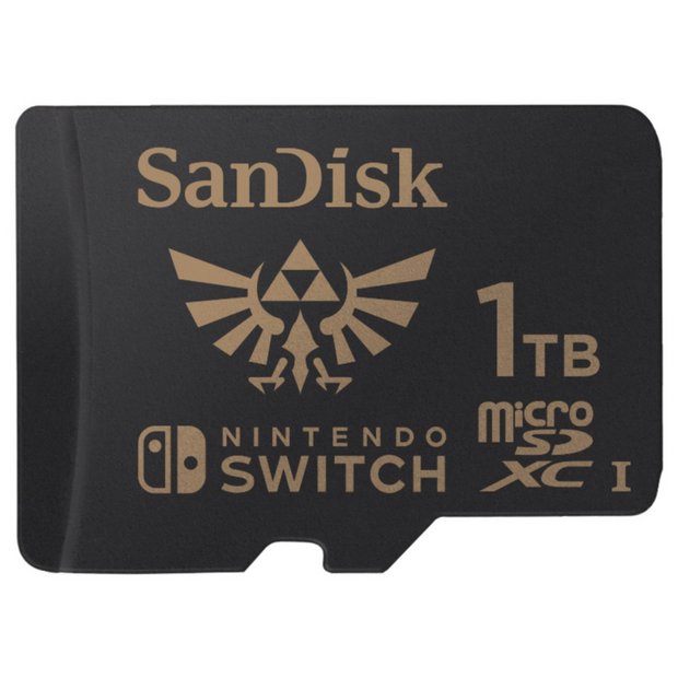 SanDisk microSDXC memory card for Nintendo Switch 1TB (British brand)