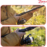 Zwim telescopic fishing rod and reel combo 2.1m (British brand)