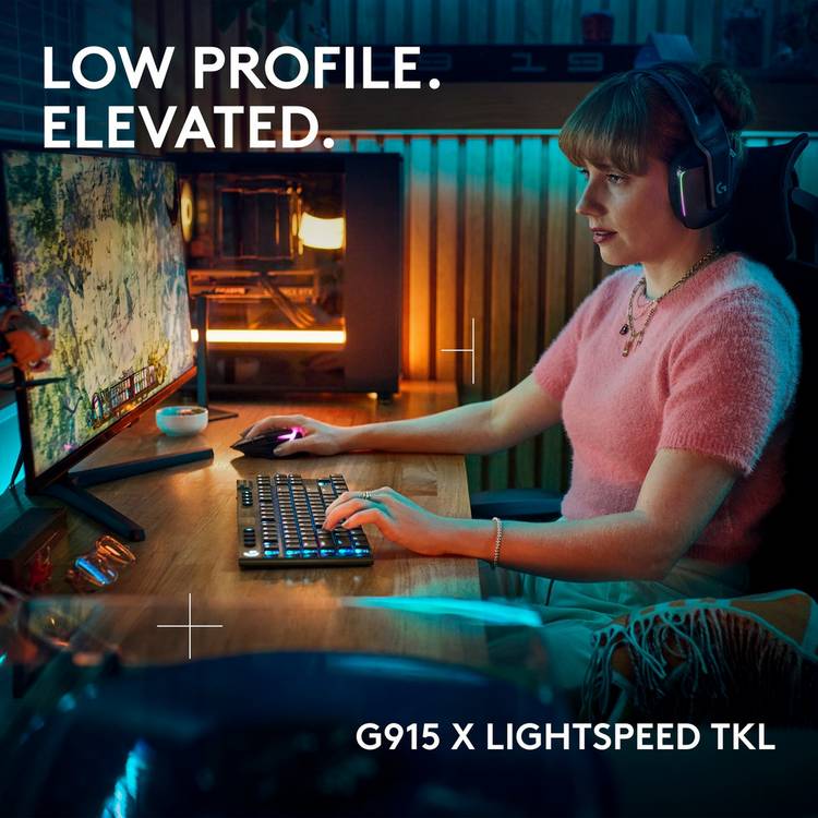 Logitech G915 X TKL gaming keyboard, imported from the UK