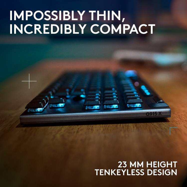 Logitech G915 X TKL gaming keyboard, imported from the UK