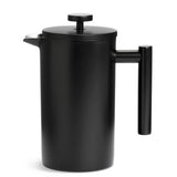 Habitat double wall stainless steel cafetiere 1L black - British product