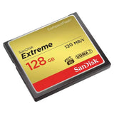 SanDisk Extreme CompactFlash memory card 128GB (British brand)