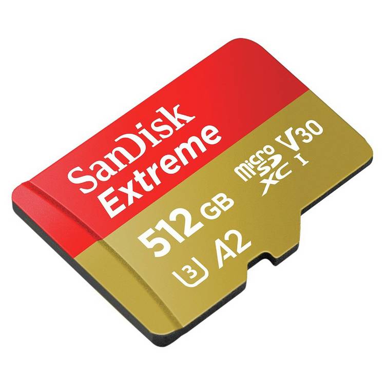 SanDisk Extreme microSDXC memory card 512GB - British product