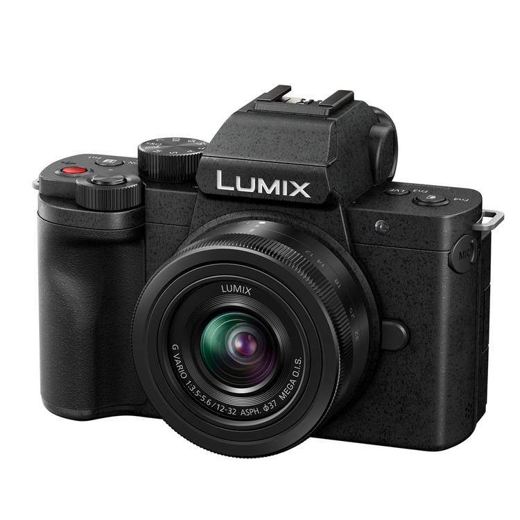 Panasonic Lumix G100D mirrorless camera 12-32mm lens black (British brand)