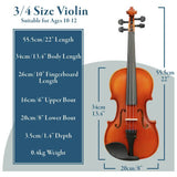 Forenza Uno 3/4 violin outfit, UK version