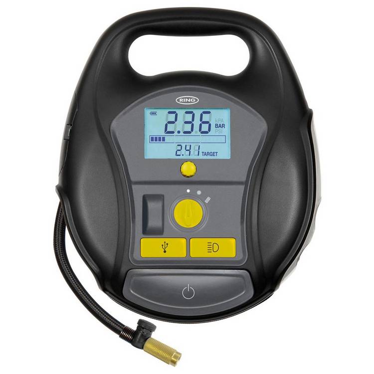 Ring RTC6000 cordless tyre inflator, imported from the UK