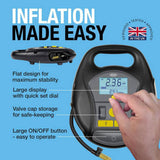 Ring RTC6000 cordless tyre inflator, imported from the UK