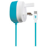 Juice 25W Type-C wall charger cable blue white (British brand)