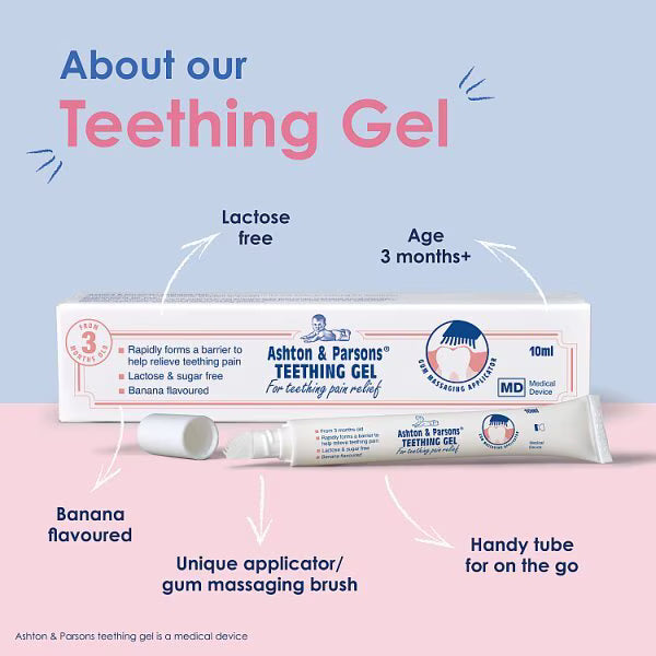 Ashton & Parsons baby teething gel 10ml - British product