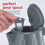Russell Hobbs plastic kettle 1.7L honeycomb grey - British product