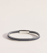Harrods Tateossian Sterling Silver Woven Tris Bracelet- Buy online at McGrocer