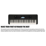 Yamaha PSR-EW320 76-key keyboard, imported from the UK